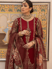 Charizma Dastaan-e-Jashan Unstitched Formal Chiffon 3Pc Suit DJ-08