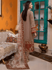 Charizma Dastan-e-Jashan Unstitched Formal Chiffon 3Pc Suit DJ-09