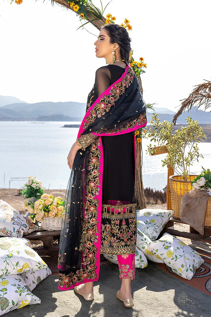 Charizma Dastan-e-Jashan Unstitched Formal Chiffon 3Pc Suit DJ23-02