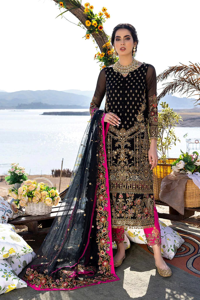 Charizma Dastan-e-Jashan Unstitched Formal Chiffon 3Pc Suit DJ23-02