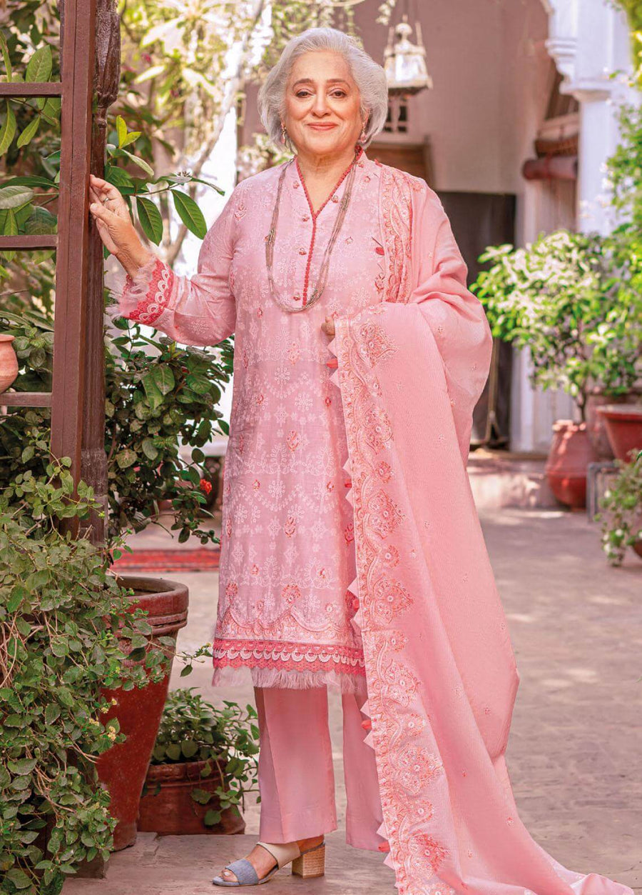 Gul Ahmed Mother Collection Unstitched Embroidered Lawn 3Pc DM-32004