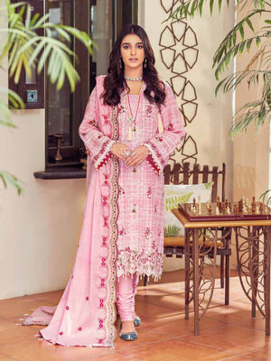 Gul Ahmed Essential Embroidered Lawn 3Pc Suit DN-22007 - FaisalFabrics.pk