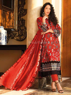 Gul Ahmed Essential Embroidered Lawn 3Pc Suit DN-22023 - FaisalFabrics.pk