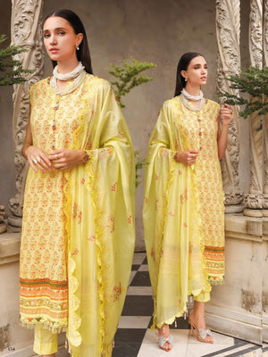 GulAhmed Summer Essential Lawn Unstitched Embroidered 3 Piece DN-32014