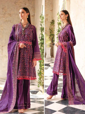 GulAhmed Summer Essential Lawn Unstitched Embroidered 3 Piece DN-32034