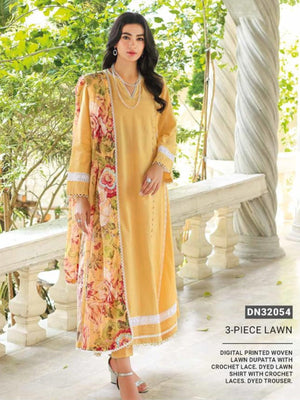GulAhmed Summer Essential Lawn Unstitched Printed 3Pc Suit DN-32054
