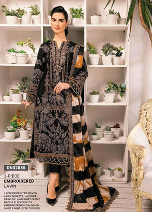 GulAhmed Summer Essential Lawn Unstitched Printed 3Pc Suit DN-32085