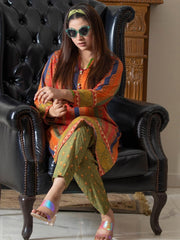 Labisa Dosti Color of True Friendship Unstitched Lawn 2Piece Suit D-02