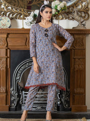Labisa Dosti Color of True Friendship Unstitched Lawn 2Piece Suit D-08