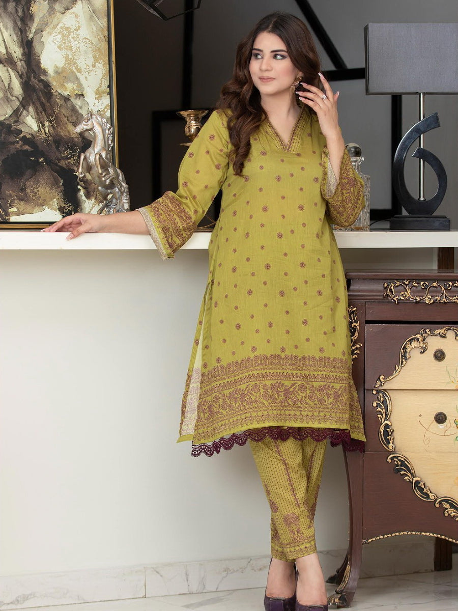 Labisa Dosti Color of True Friendship Unstitched Lawn 2Piece Suit D-12