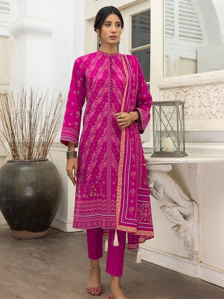 Lakhany LSM Dareechay Printed Lawn Unstitched 3 Piece Suit DPC-EA-0422