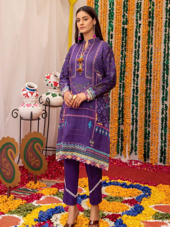 So Kamal Lawn 2021 2 Piece Unstitched Printed Suit DPL 1130 - FaisalFabrics.pk