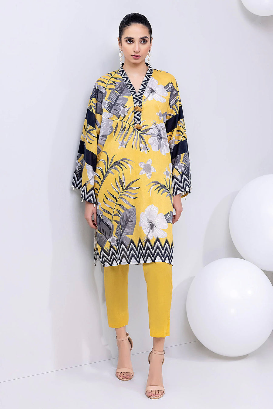 SO Kamal Ready To Wear Printed Lawn 1Pc Shirt DPL-2202