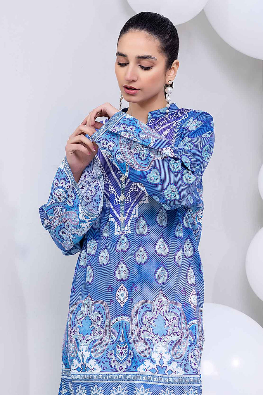 SO Kamal Ready To Wear Printed Lawn 1Pc Shirt DPL-2203
