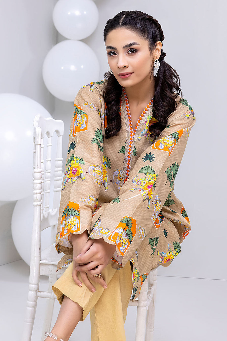 SO Kamal Ready To Wear Printed Lawn 1Pc Shirt DPL-2204