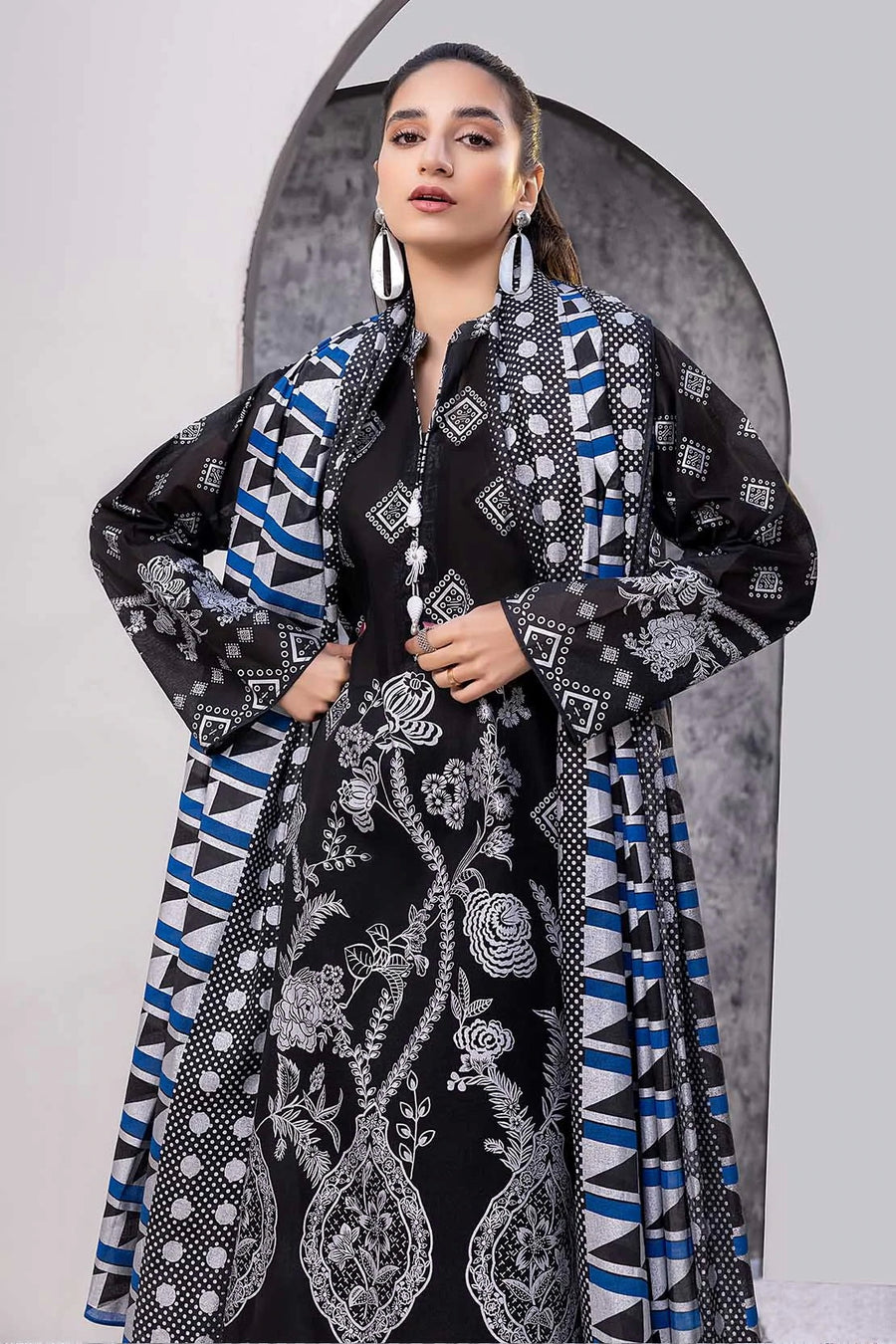 SO Kamal Ready To Wear Paste Printed Lawn 2Pc Suit DPL-2237
