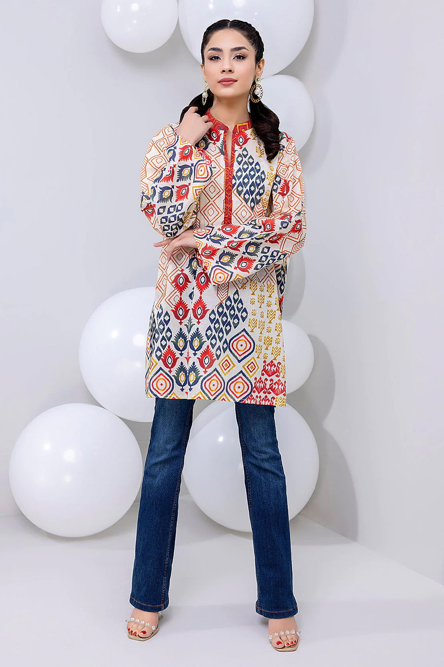 SO Kamal Ready To Wear Printed Lawn 1Pc Shirt DPL-2256