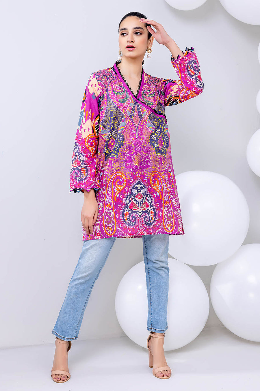 SO Kamal Ready To Wear Printed Lawn 1Pc Shirt DPL-2257