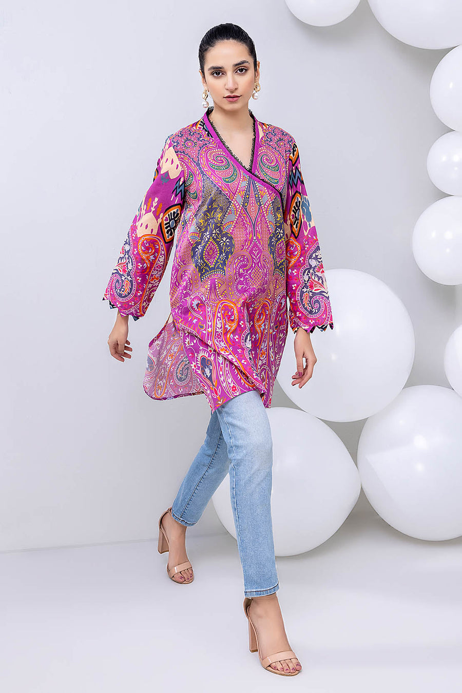 SO Kamal Ready To Wear Printed Lawn 1Pc Shirt DPL-2257