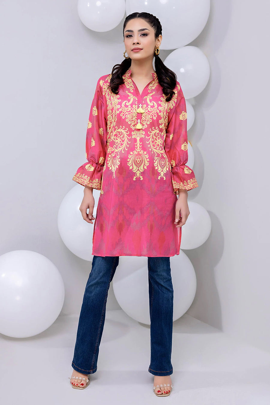 SO Kamal Ready To Wear Printed Lawn 1Pc Shirt DPL-2258