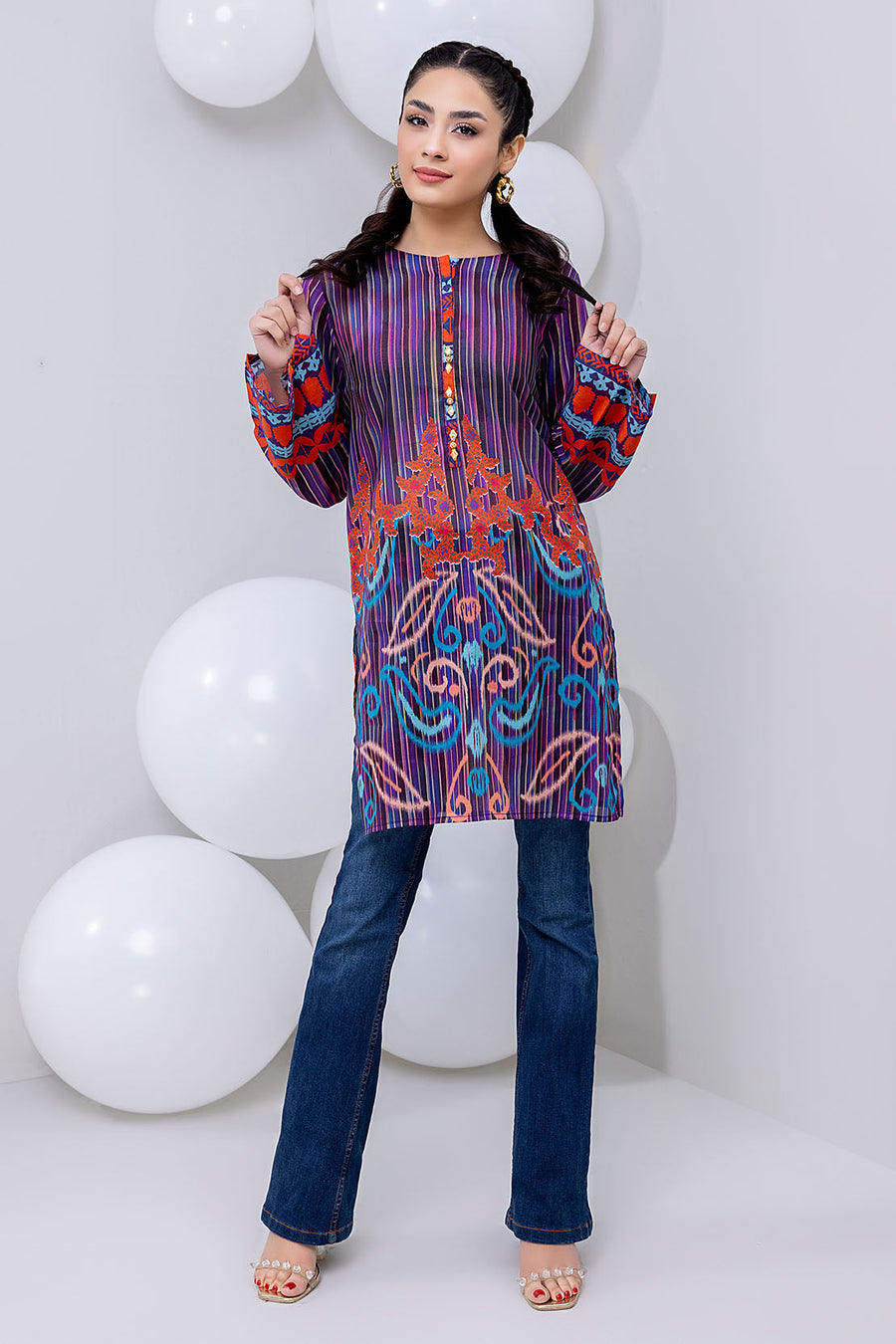 SO Kamal Ready To Wear Printed Lawn 1Pc Shirt DPL-2259