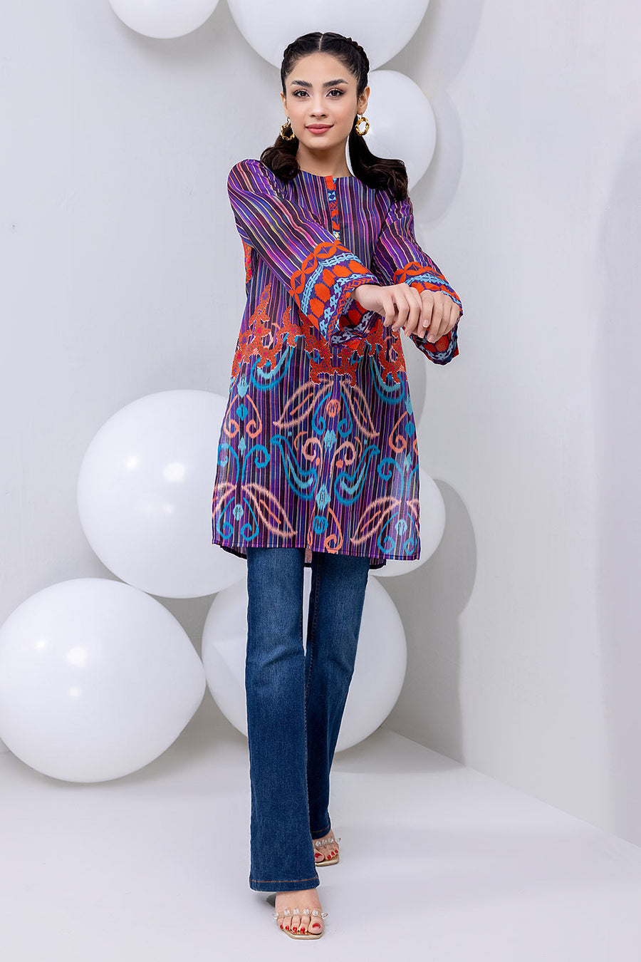 SO Kamal Ready To Wear Printed Lawn 1Pc Shirt DPL-2259