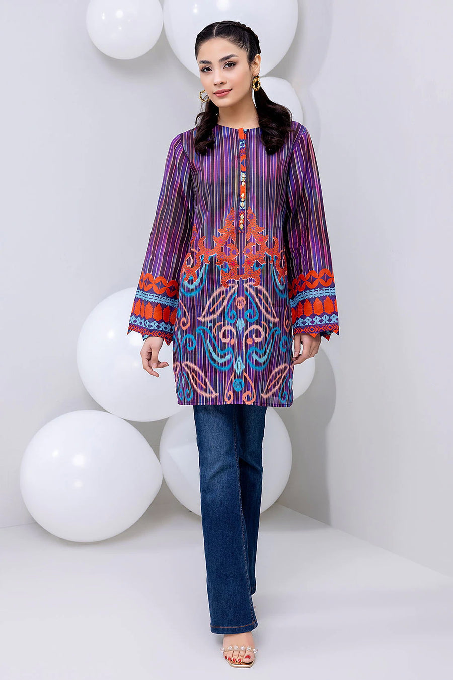 SO Kamal Ready To Wear Printed Lawn 1Pc Shirt DPL-2259