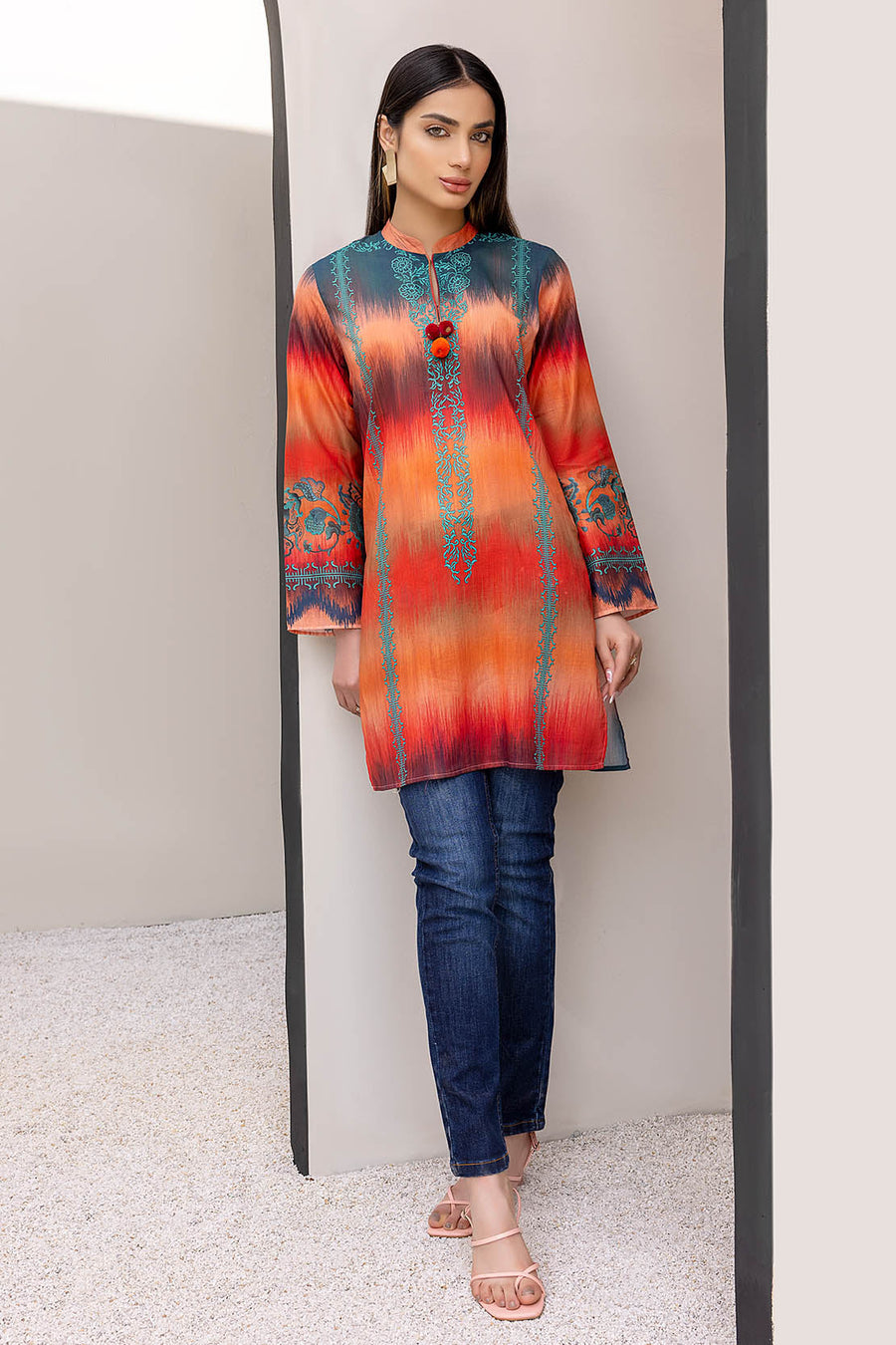 SO Kamal Ready To Wear Printed Lawn 1Pc Shirt DPL-2263