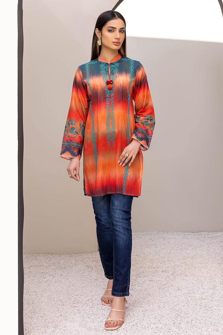SO Kamal Ready To Wear Printed Lawn 1Pc Shirt DPL-2263