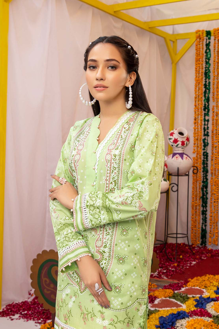 So Kamal Lawn 2021 1PCS Unstitched Paste Print Shirt DPL 1108 - FaisalFabrics.pk