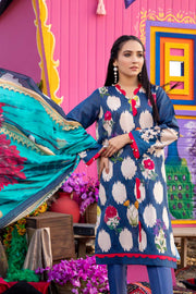 So Kamal Lawn 2021 2 Piece Unstitched Printed Suit DPL 1151 - FaisalFabrics.pk