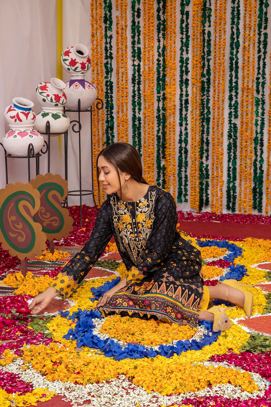 So Kamal Lawn 2021 2 Piece Unstitched Embroidered Suit DPL 1169 - FaisalFabrics.pk