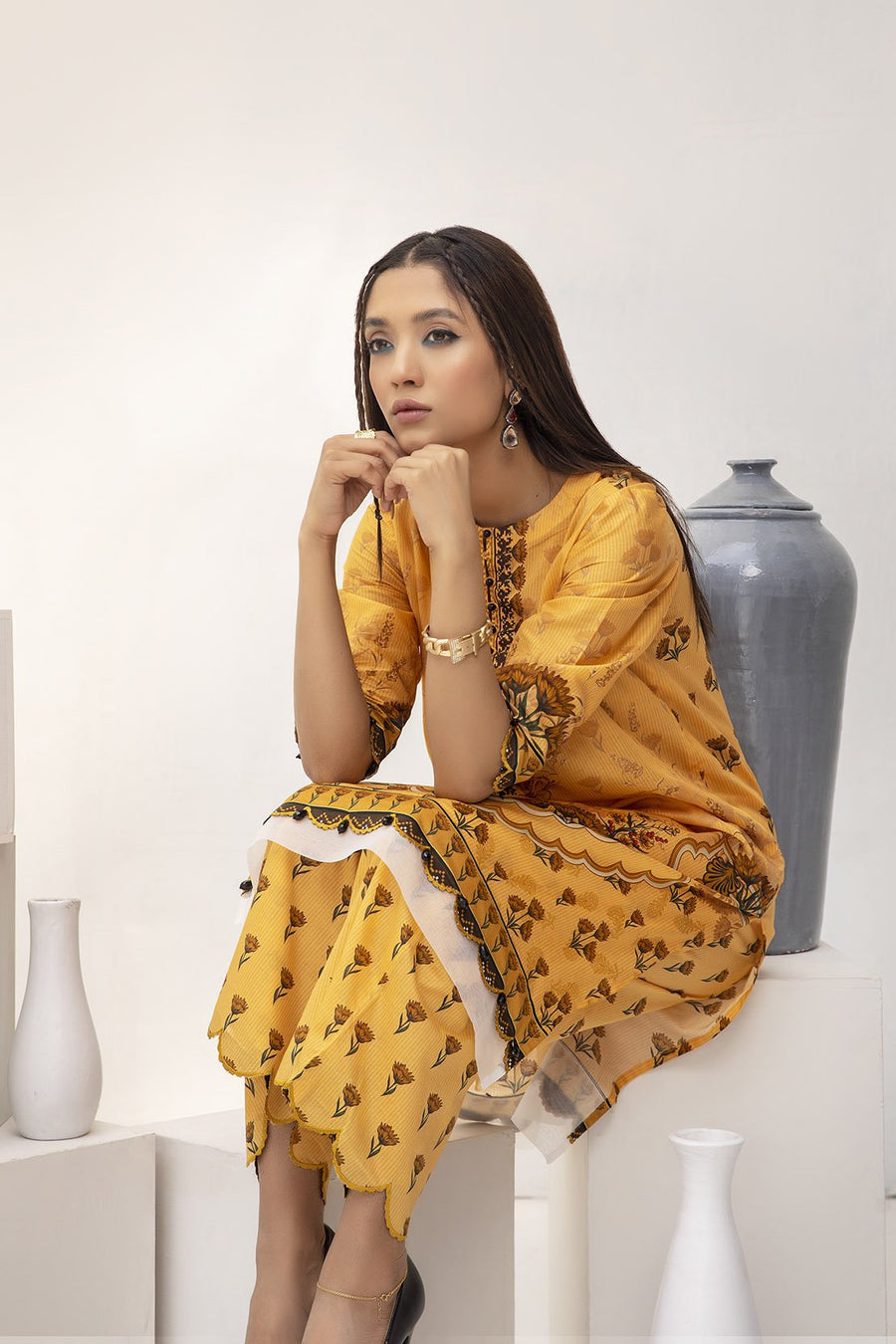 So Kamal Lawn 2021 2 Piece Unstitched Printed Suit DPL 1171 - FaisalFabrics.pk