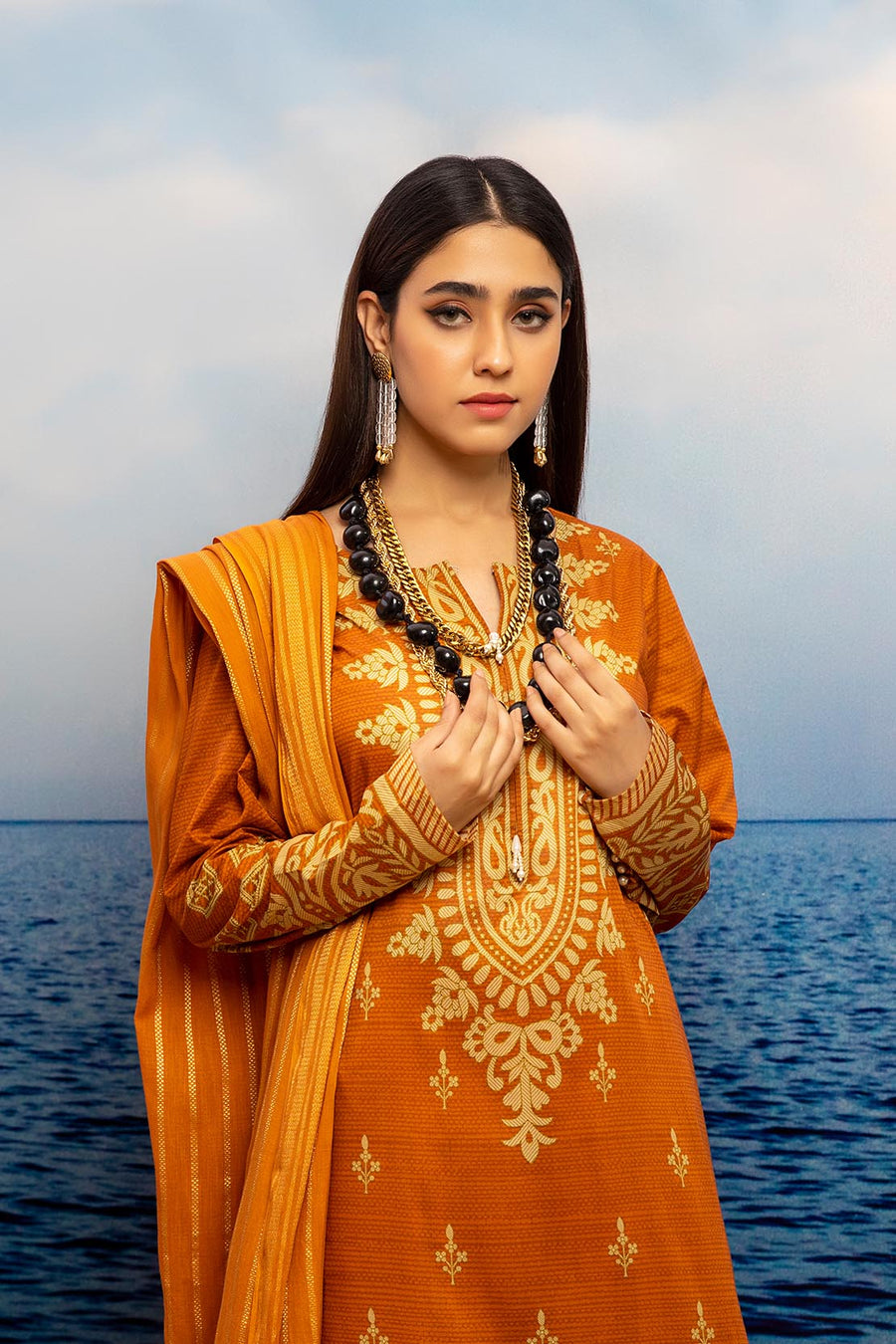 So Kamal Lawn 2021 3 Piece Unstitched Printed Suit DPL 1178 - FaisalFabrics.pk