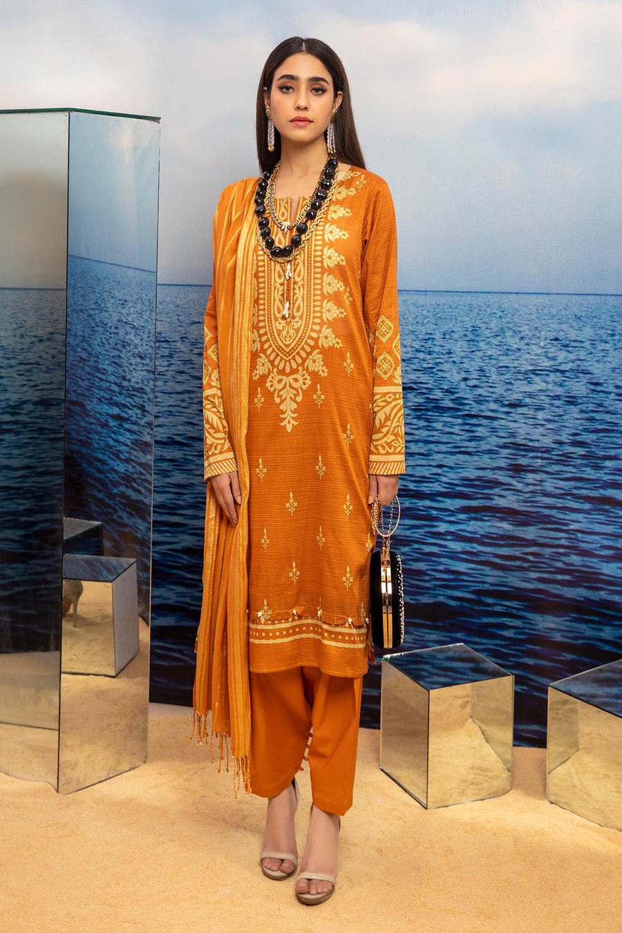 So Kamal Lawn 2021 3 Piece Unstitched Printed Suit DPL 1178 - FaisalFabrics.pk