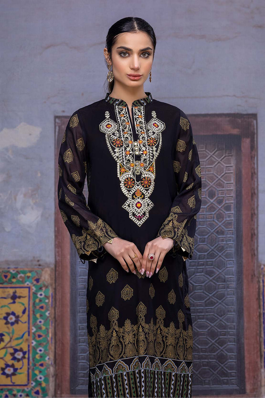 So Kamal “Hum Tum Hain Kamal” Embroidered Lawn Shirt DPL 2291