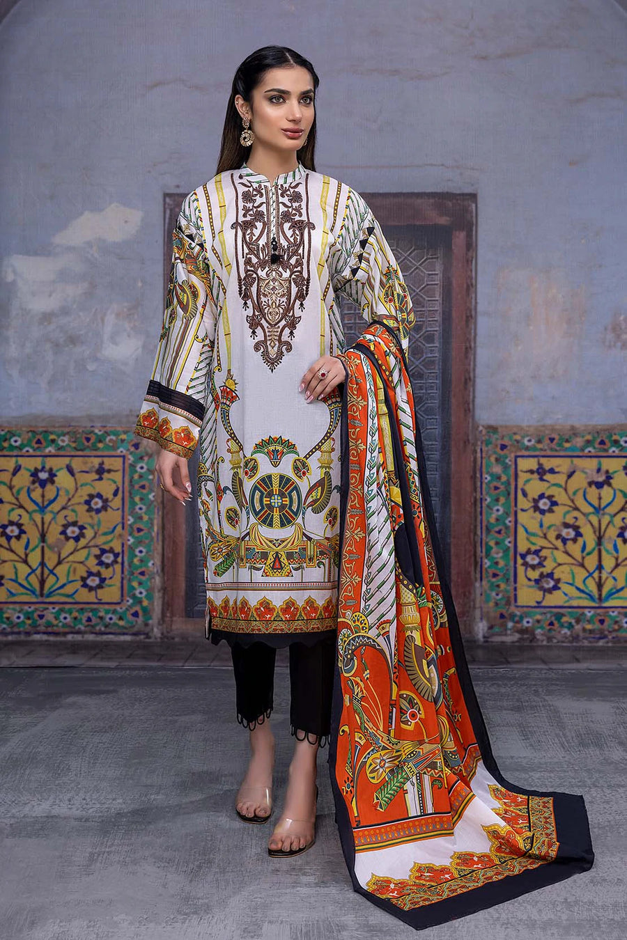 So Kamal “Hum Tum Hain Kamal” Embroidered Lawn 2Pc Suit DPL 2322