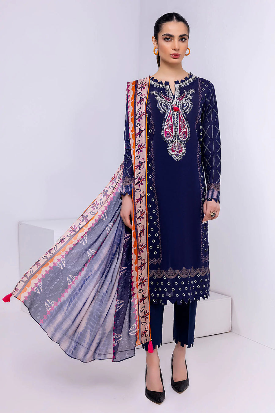 So Kamal Spring Summer Embroidered Lawn 2Pc Suit DPL 2339