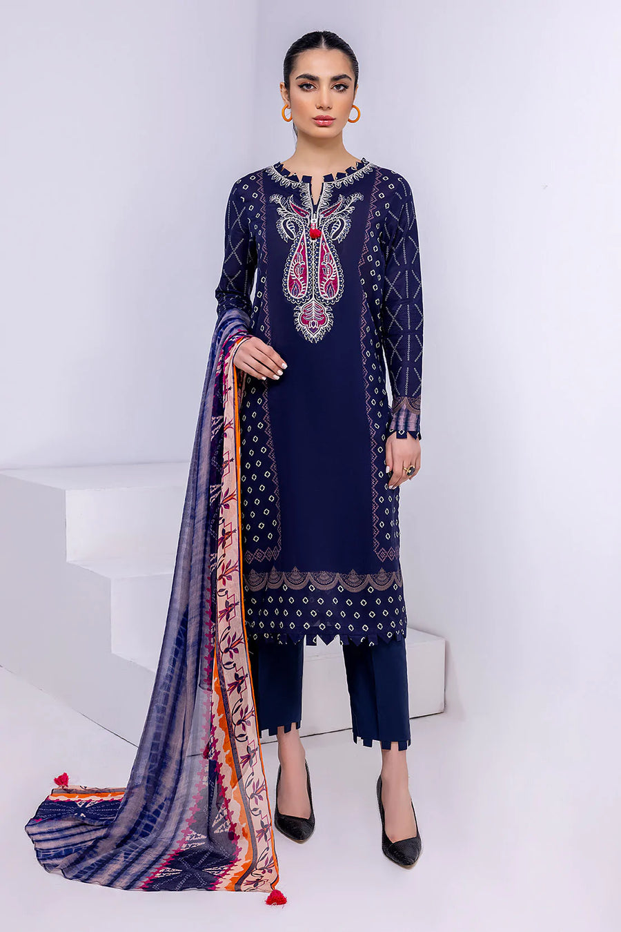 So Kamal Spring Summer Embroidered Lawn 2Pc Suit DPL 2339