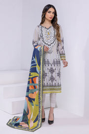 So Kamal “Hum Tum Hain Kamal” Embroidered Lawn 3Pc Suit DPL 2384