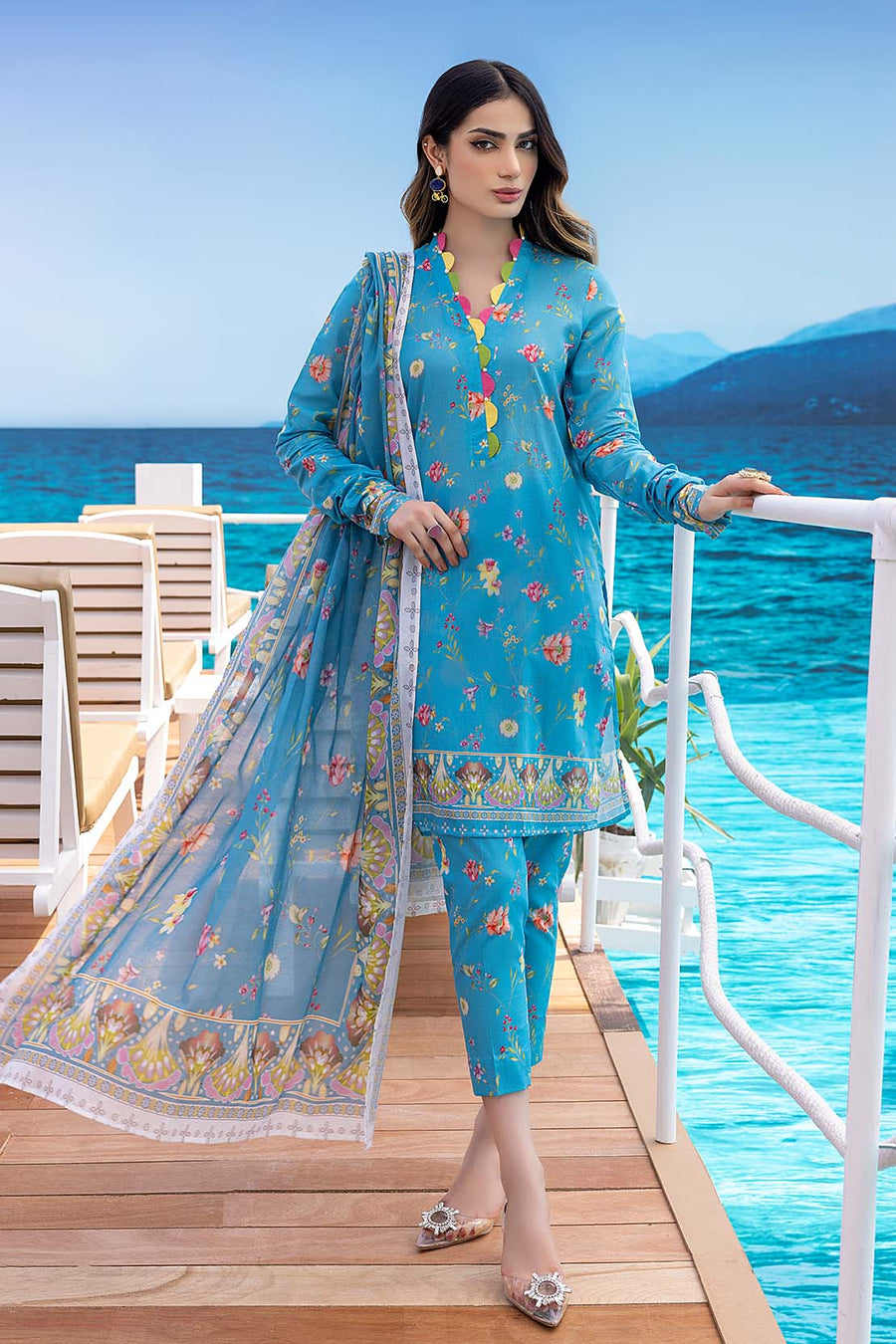 So Kamal Spring Summer Printed Lawn 3Pc Suit DPL 2537