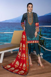 So Kamal Spring Summer Embroidered Lawn 3Pc Suit DPL 2565
