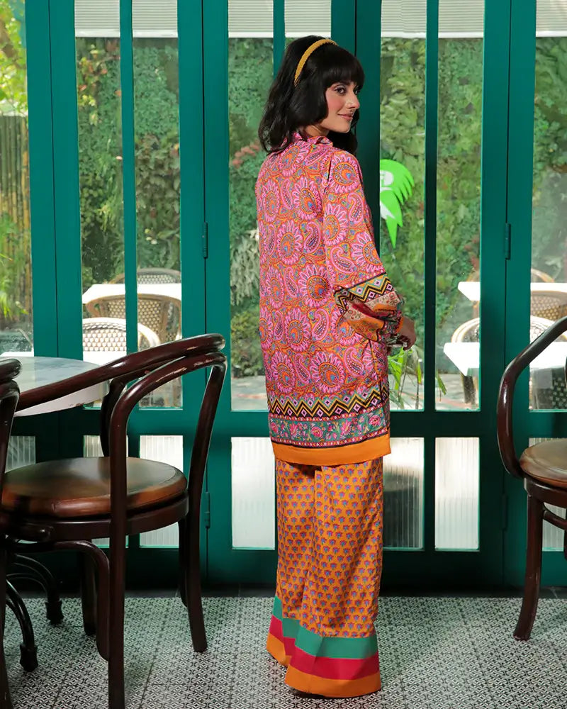 Maria Osama Khan Retro Ready to Wear 2Pc Suit - DREAMSCAPE