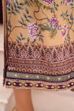 Hemstitch Embroidered Silk Unstitched 3 Piece Suit - Maya