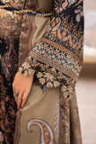 Hemstitch Embroidered Silk Unstitched 3 Piece Suit - Noor