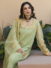 Daud Abbas Kahani Unstitched Embroidered Formal Suit - Sunhari