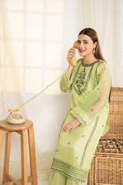 Noorangi Virsa Festive Winter Pret Collection - Pistachio