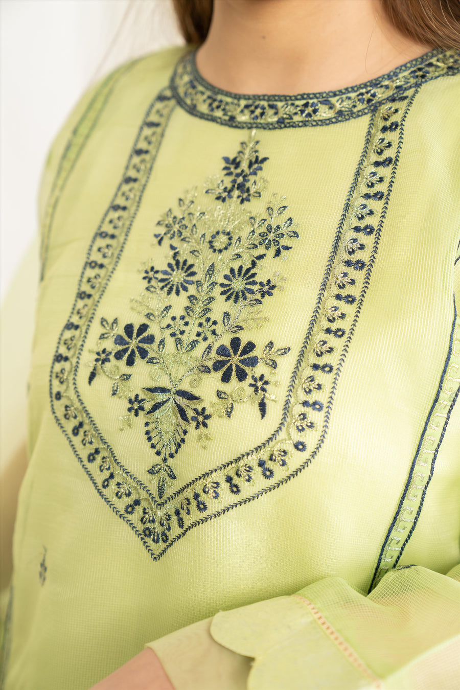 Noorangi Virsa Festive Winter Pret Collection - Pistachio