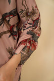 Hemstitch Printed Pret Grip Fabric 2 Piece Suit PPS-006 Blush