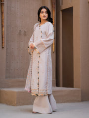 Surmai by Humdum Unstitched Embroidered Lawn Karandi 3Pc Suit D-05